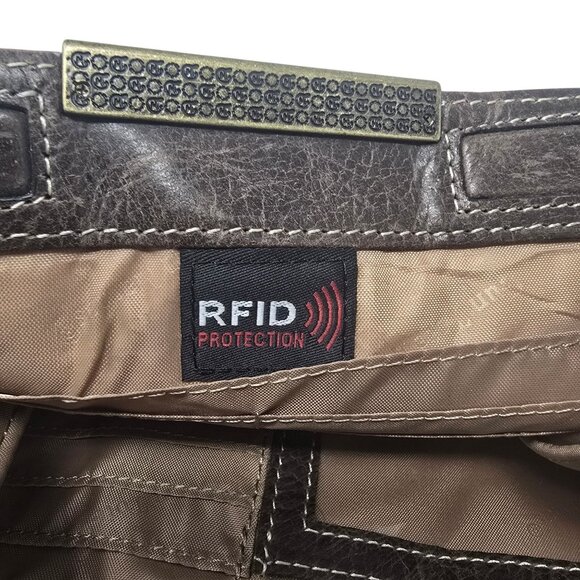 Gun Totin Mamas RFID Protection Leather Crossbody Bag - Picture 5 of 12